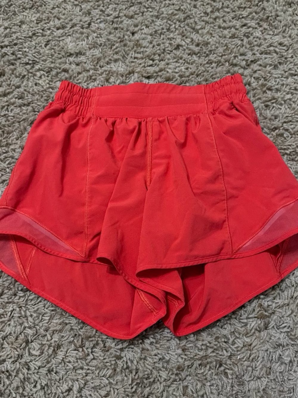 lululemon athletica Red Layered Athletic Shorts